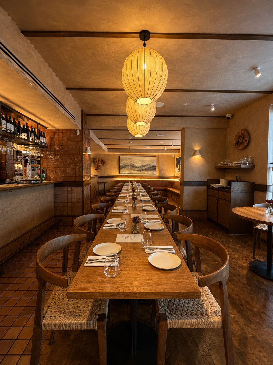 Group dining and terrace at Lolo